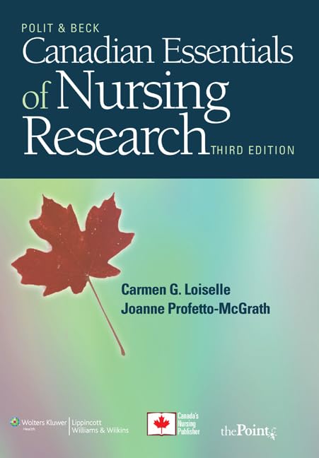 Canadian Essentials of Nursing Research 3rd Edition Carmen G. Loiselle Test bank