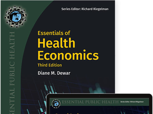 Cover image of Essentials of Health Economics Test Bank Third Edition 2026 by Diane M. Dewar with a modern, scholarly design
