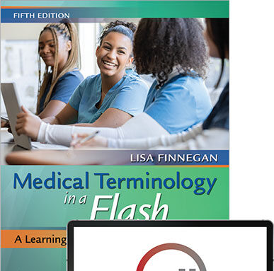Medical Terminology in a Flash 5th edition test bank cover by Lisa Finnegan