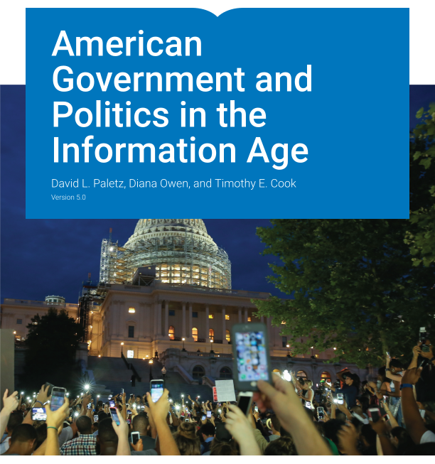 Cover of American Government and Politics in the Information Age Test Bank by David L. Paletz Version 5.0