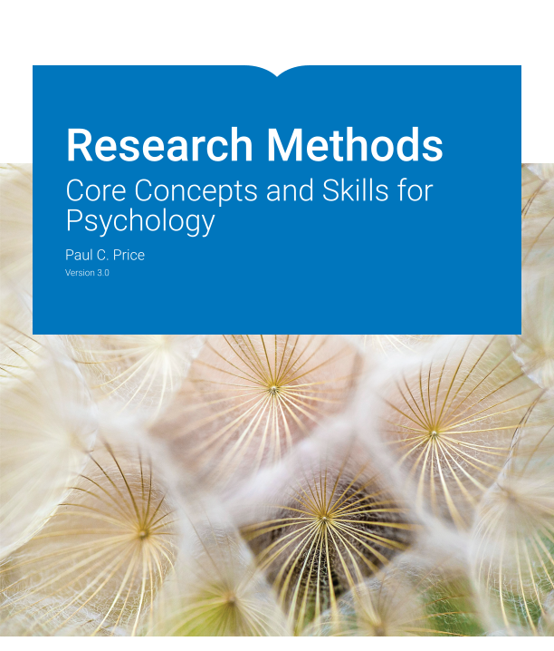 Research Methods for Psychology Test Bank by Paul C. Price Version 3.0