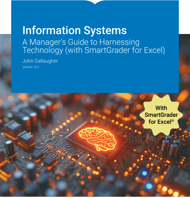 Cover of Information Systems Test Bank by John Gallaugher Version 10.1