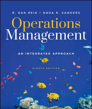 Operations Management Test Bank 8th Edition by R. Dan Reid