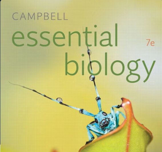 Cover of Campbell Essential Biology Test Bank 7th Edition by Eric J. Simon