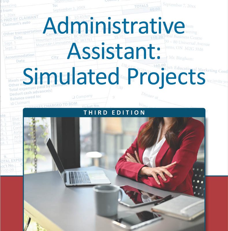 Administrative Assistant Simulated Projects Test Bank 3rd Edition by Lynn Berry book cover