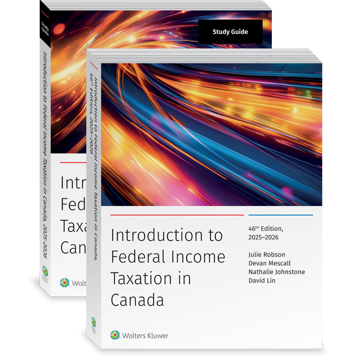 Cover of Introduction to Federal Income Taxation in Canada 46th Edition by Lin, Mescall, Robson & Johnstone