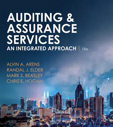 Auditing and Assurance Services Test Bank 18th Edition by Alvin A. Arens