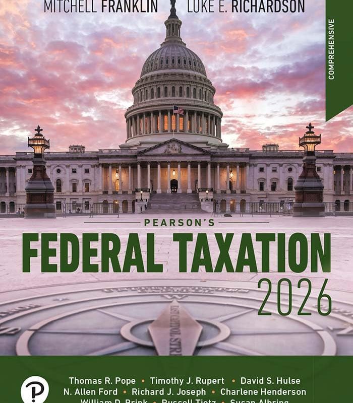 Pearson's Federal Taxation 2026 Comprehensive Test Bank 39th Edition by Richardson and Franklin