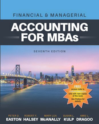 Accounting for MBAs Test Bank Easton